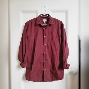 Frank & Oak- The Stanley Good Cotton Shirt in Decadent Choco (Medium)